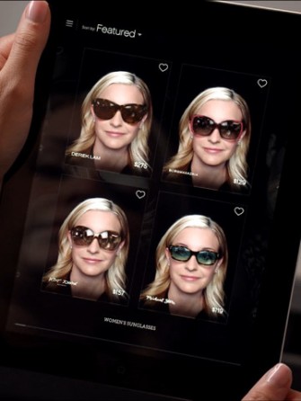 Glasses.com Augmented Reality App