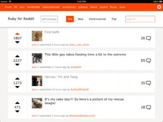 Ruby for Reddit for iPad