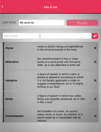 3 Quality Word List Apps for iPad & iPhone