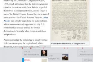 Timeline – U.S. History for iPad