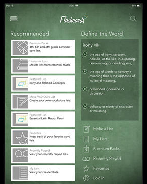 Flashcards by Dictionary.com for iPad