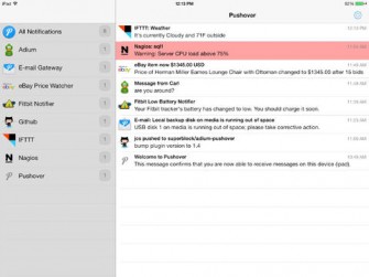 Pushover Notifications for iPad