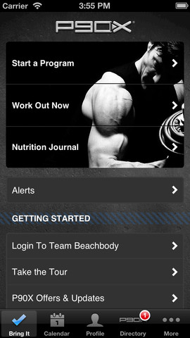 3 P90X Apps for iPad & iPhone