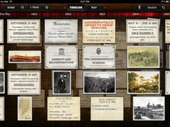 Timeline Civil War for iPad