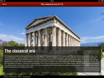 TimeMaps Ancient Greece for iPad