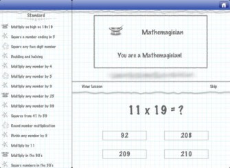 Mathemagics Mental Math Tricks App for iPad