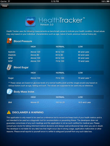 health tracker