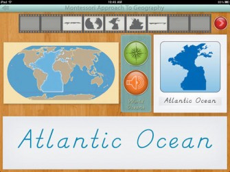 World Continents and Oceans for iPad