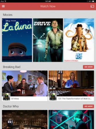 Google Play Movies & TV for iPad