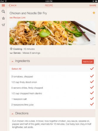 Su Chef Healthy Recipes for iPad