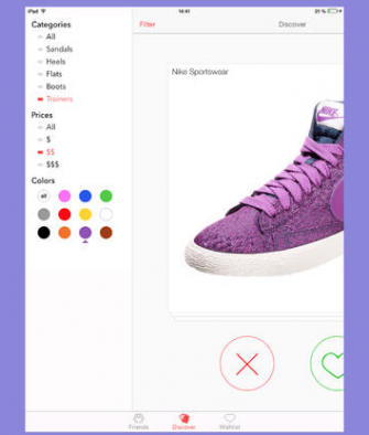 Stylect for iPad & iPhone: Find Shoes