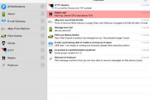 Pushover Notifications for iPad