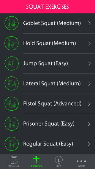 3 Squat Trainers for iPad