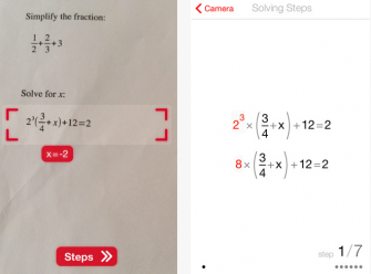 PhotoMath: Math Camera for iPhone & iPad